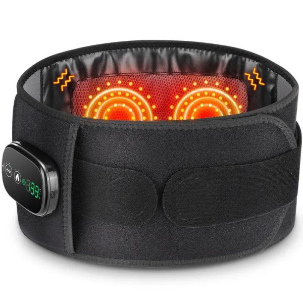 Portable Red Light Heat Massage Waist Brace Waist Support Belt Waist Massager Electric Lumbar Heating Relax Muscle Belt